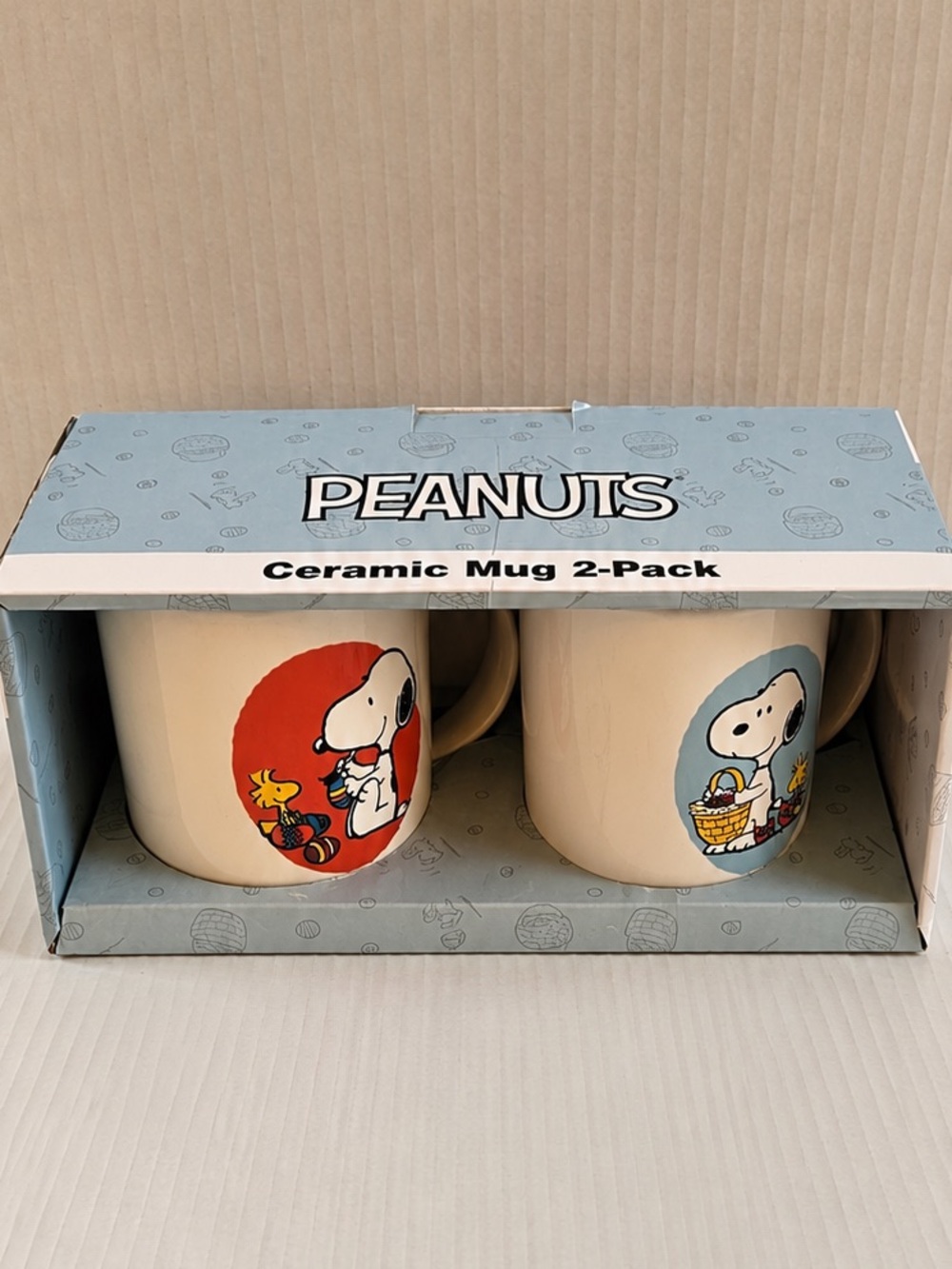2pc PEANUTS Ceramic Mug Set